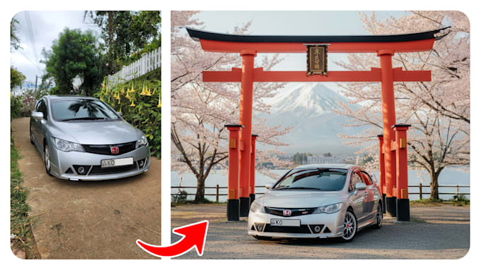 create a realistic ai generated photo album for your car