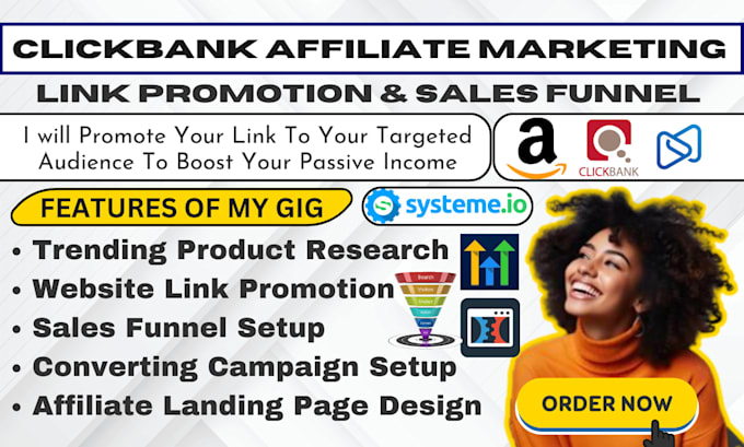 do clickbank affiliate link sign up referral promotion recruitment sales funnel