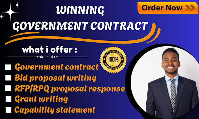 bid proposal government contract rfp rfq grant writing capability statement