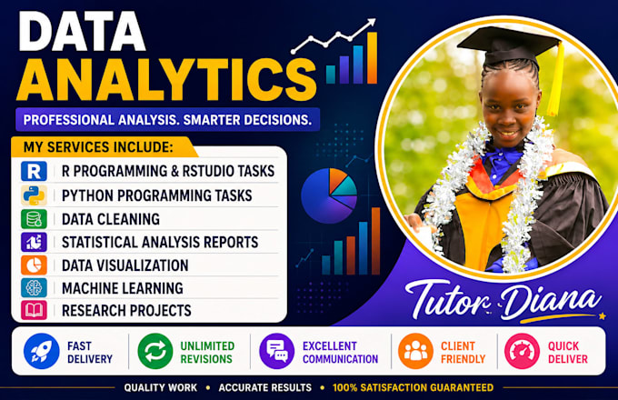 do r programming, rstudio, python, and data analysis tasks