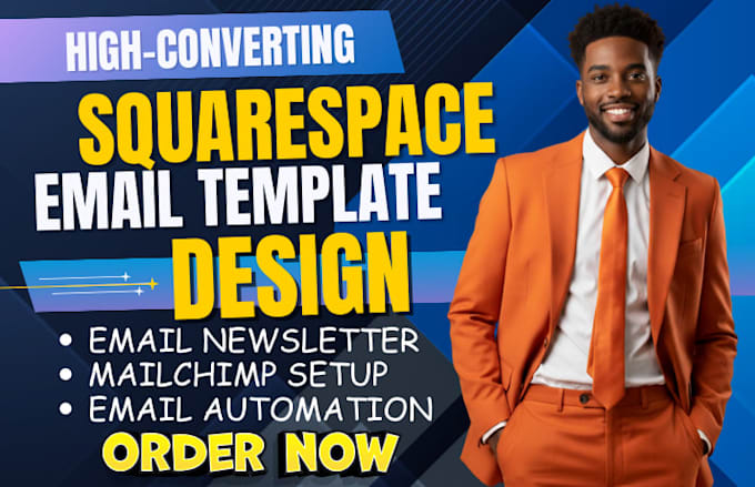 do squarespace email newsletter ai automation campaign mailchimp email template