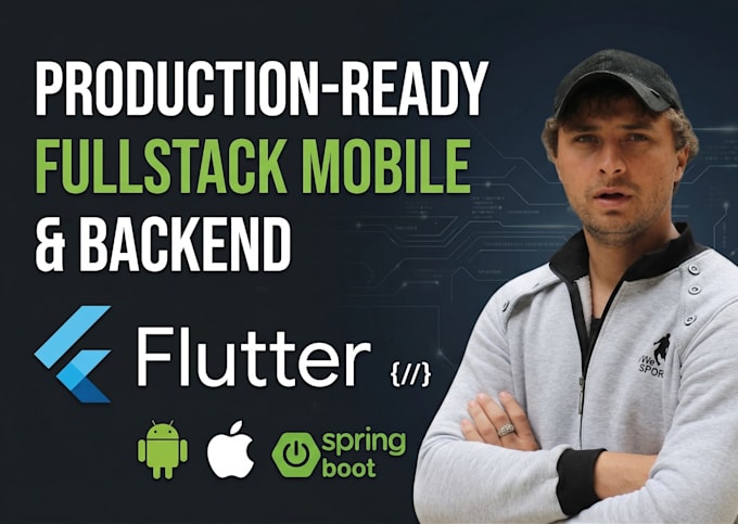 build a fullstack flutter app with a secure spring boot backend
