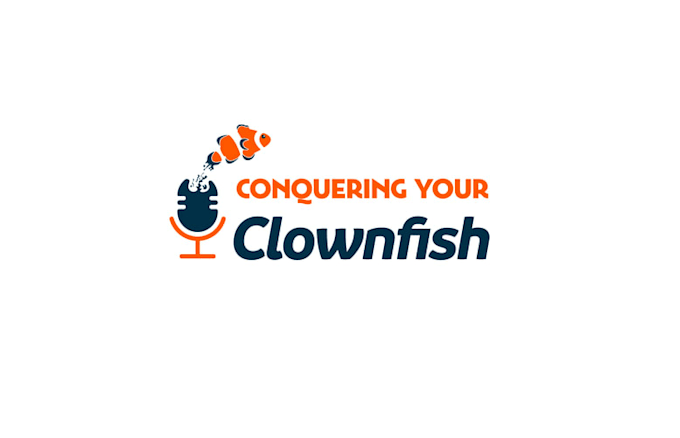 design conquering clown fish logo