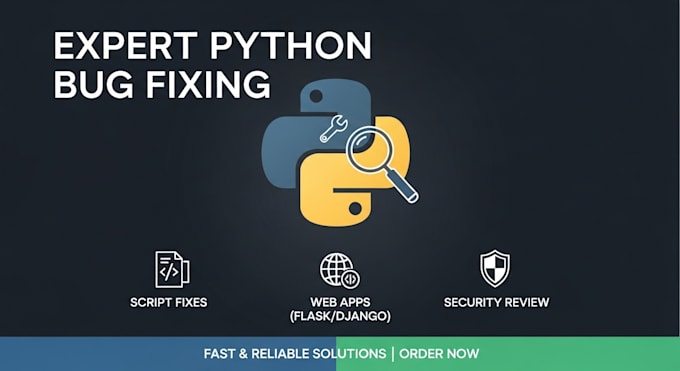 expert python bug fixer for your bugs