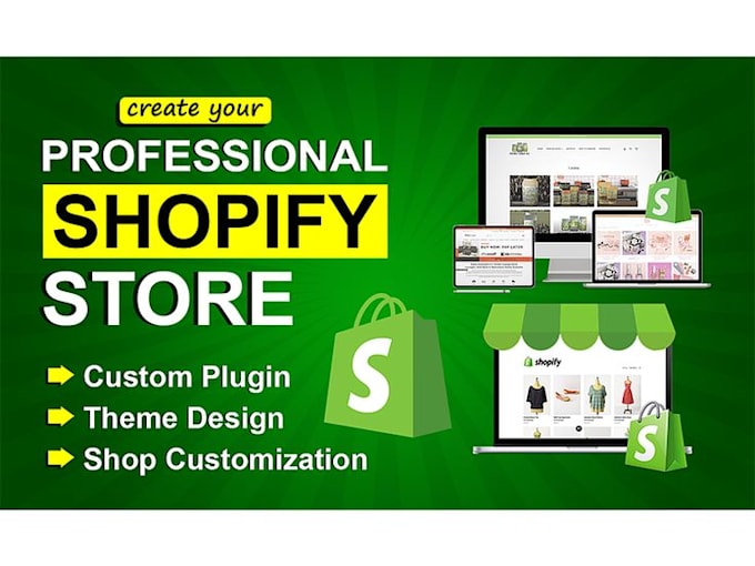 Build shopify website redesign shopify design shopify dropshipping ...