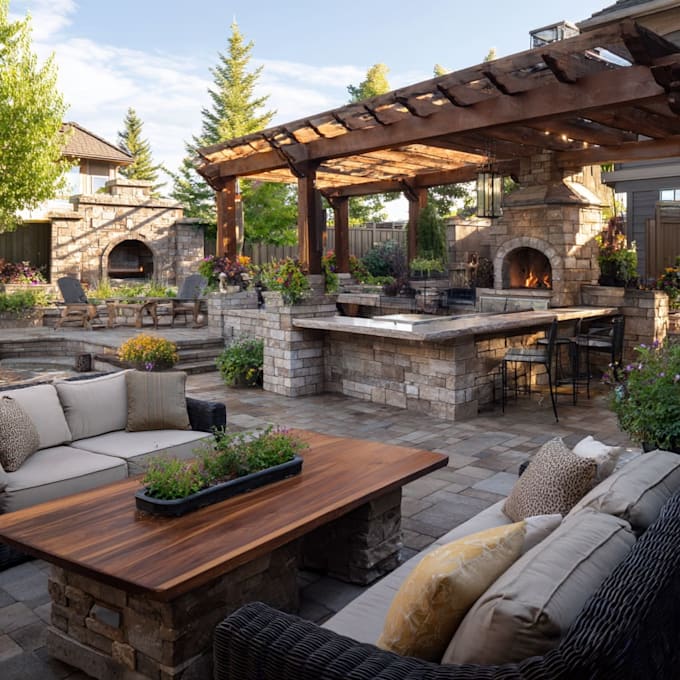 design front yard, backyard landscape design, as a landscape architect