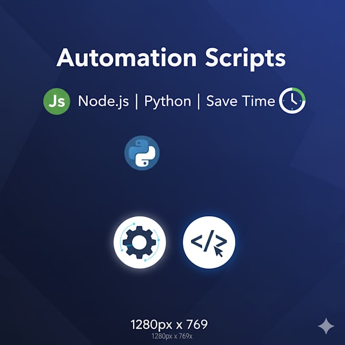 create custom automation scripts to save your time