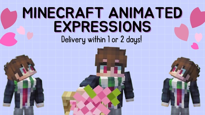 add expressions to your minecraft skin for actions and stuff