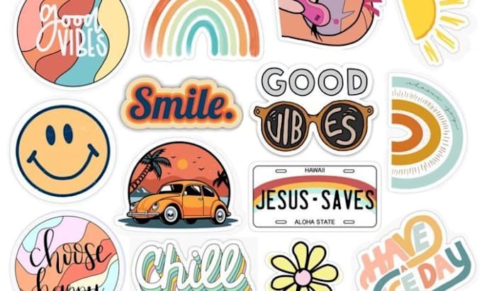 Design stickers for whatsapp sticker creation by Kuleshpublish | Fiverr