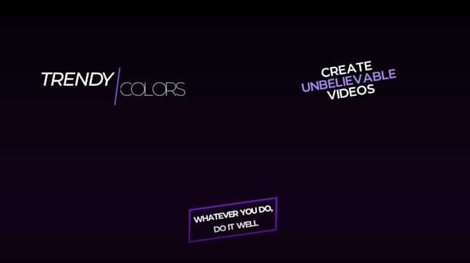 do kinetic typography animation video with motion graphics