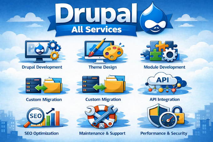 develop drupal website or fix and update, modules and themes