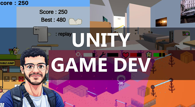 create 2d and 3d games in unity