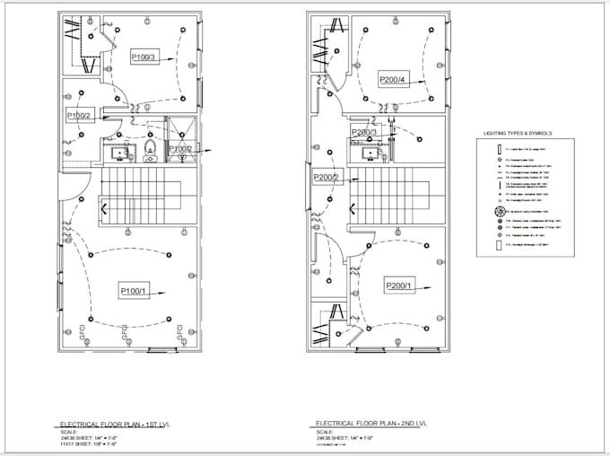 create electrical design and lighting plan