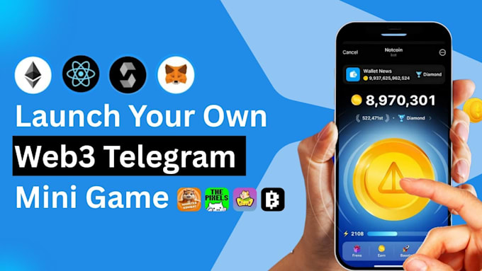 Build telegram bot game, mini game, tap earn game, telegram mini app ...
