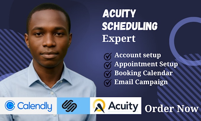 set up acuity scheduling, squarespace, booking appointments, calendly
