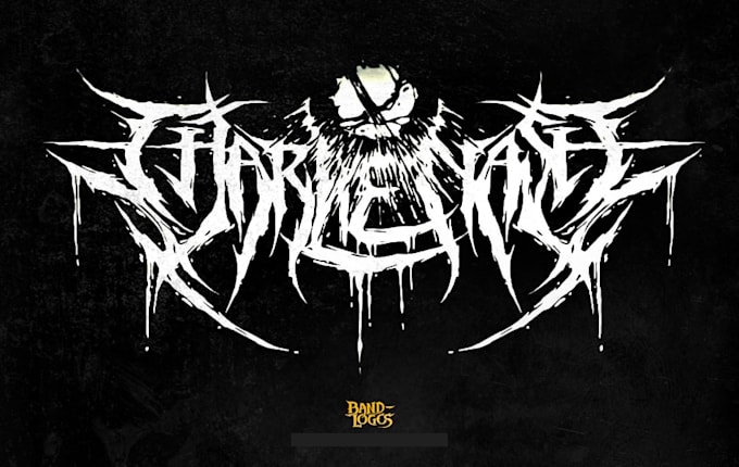 create an extreme death metal logo
