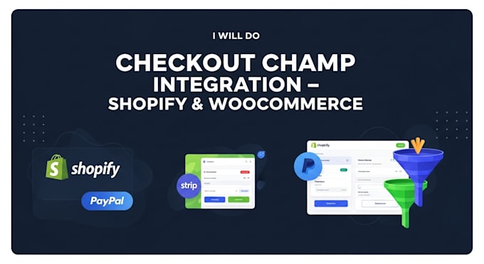 do checkout champ shopify and woocommerce integration