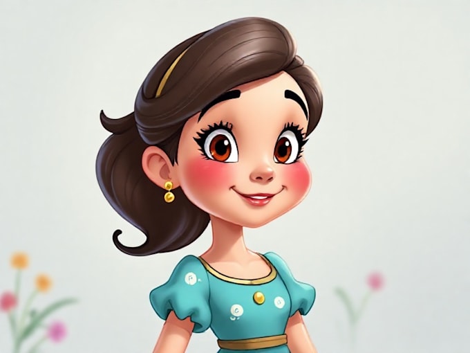 do disney cartoon portrait