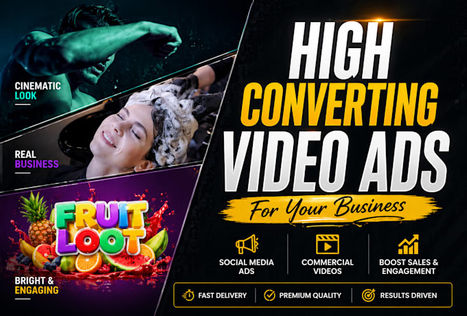 create high converting video ads for your business or brand