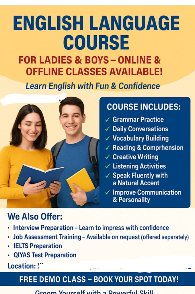 offer english language course
