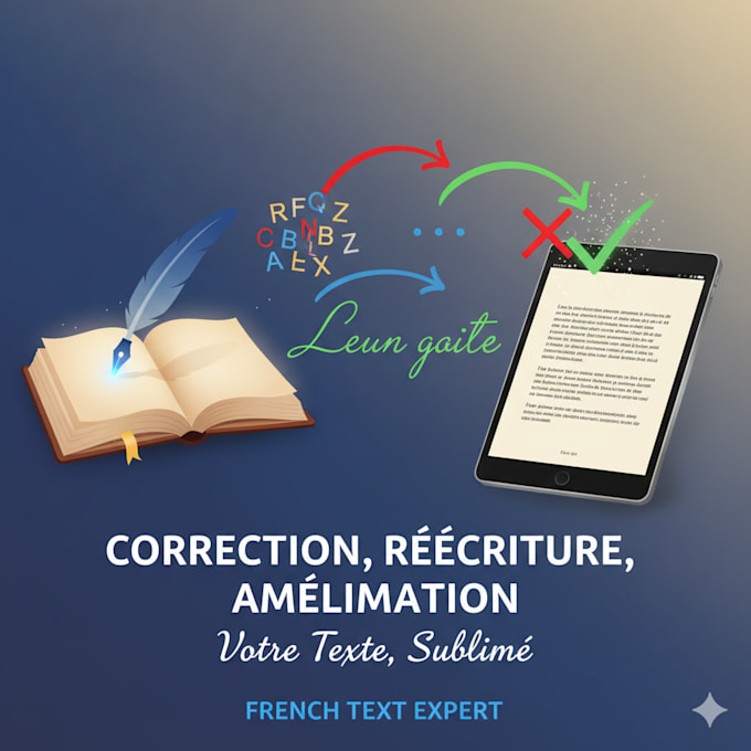 proofread and edit your french texts
