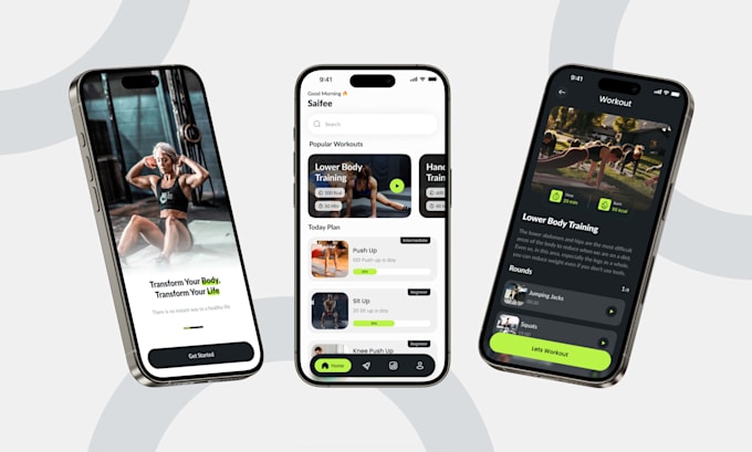 design modern uiux mockup for website and app