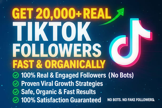 get you 20,000 tiktok followers fast