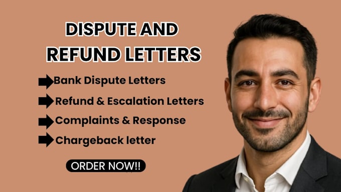 draft UK chargeback, dispute or refund letters with a guaranteed rate