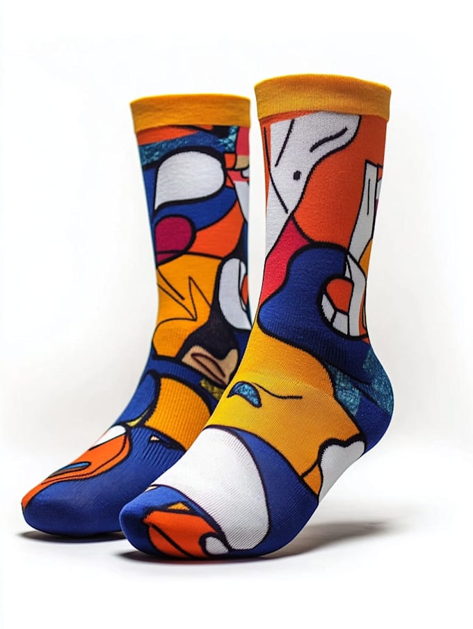draw a unique socks design