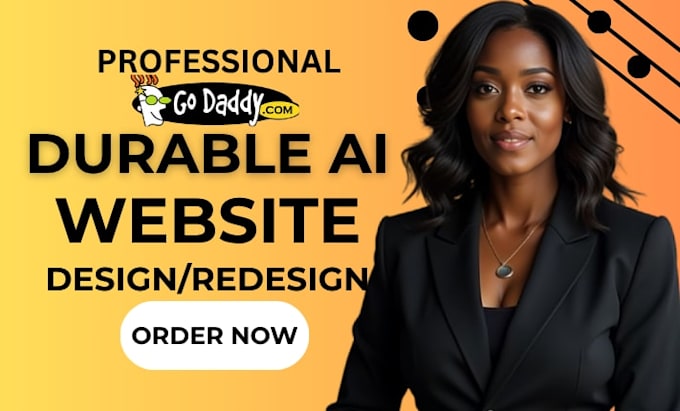 design high converting durable ai website 10web durable ai website godaddy 10web