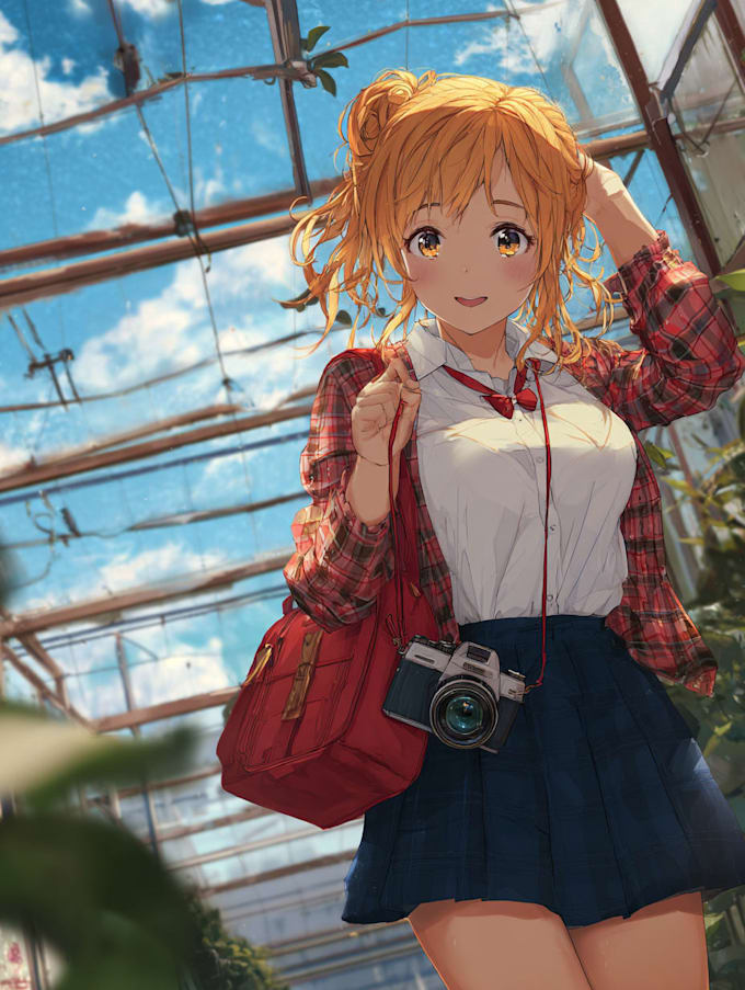 design a character anime