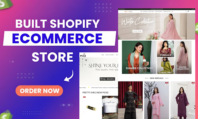 build shopify store that is professional and responsive