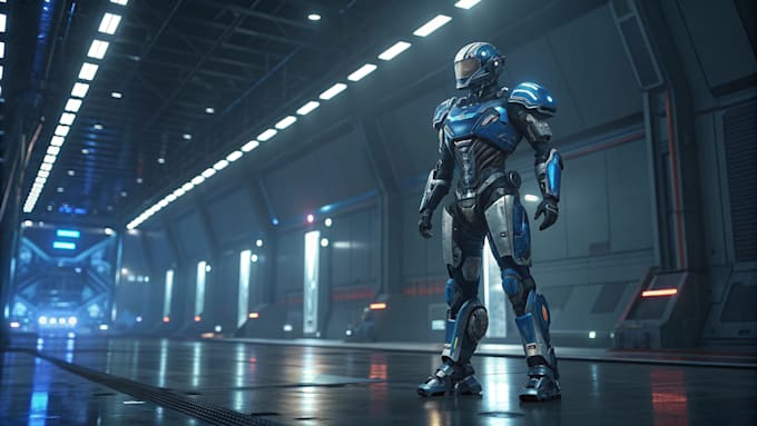 create custom mecha robot art