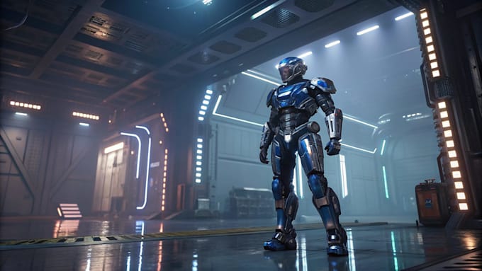 make custom robot mecha art