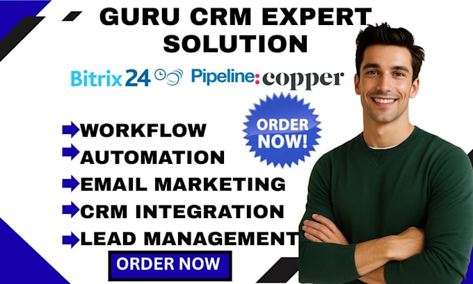 do bitrix24 website online store copper CRM pipeline email tracking automation