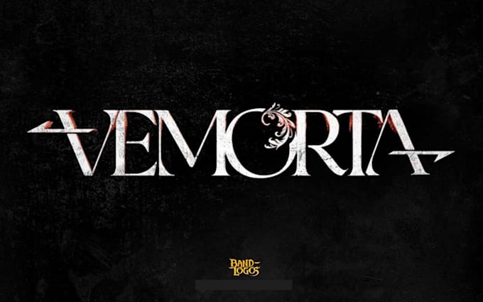make a grindcore inspired death metal logo