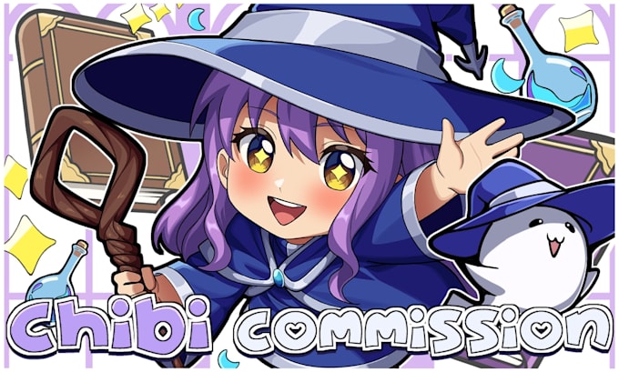 draw your oc or character in chibi style