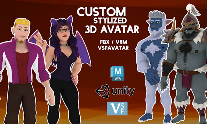 make a 3d custom vrm avatar