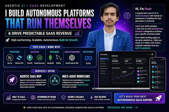 develop your agentic ai workflow and saas application