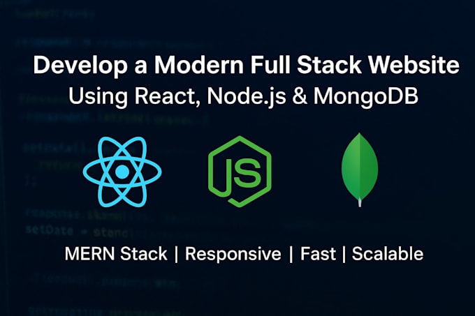 Build a modern mern stack website using react nodejs and mongodb by M ...