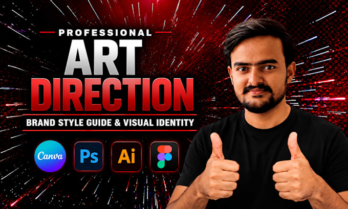 do professional art direction and graphic design for your brand