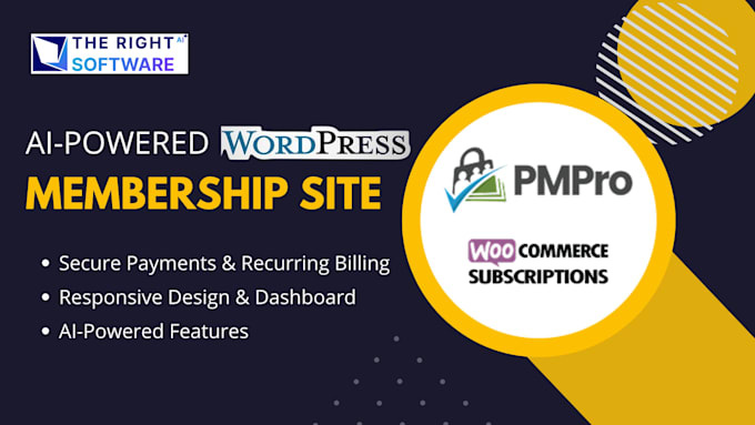 build a wordpress membership and subscription website
