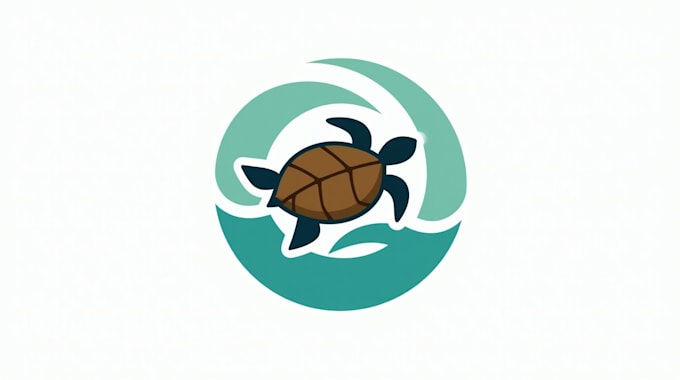 create amazing sea turtle mascot logo with unlimited revisions