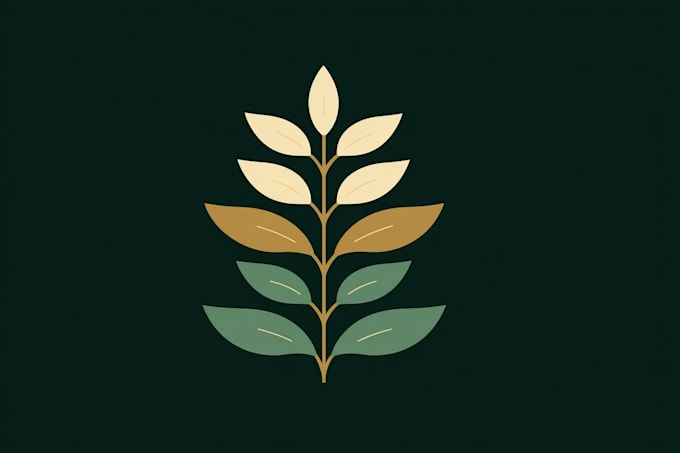 design minimal botanical boho logo