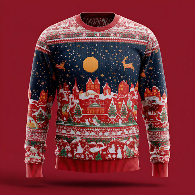 do custom ugly merry christmas t shirt design