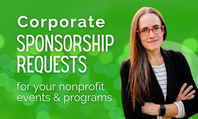 create a corporate sponsorship request for your nonprofit