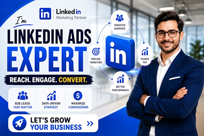 set up linkedin ads campaign with conversion tracking