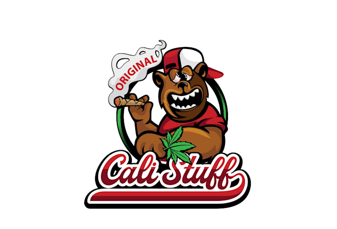 design beautiful custom cannabis, smoking logo
