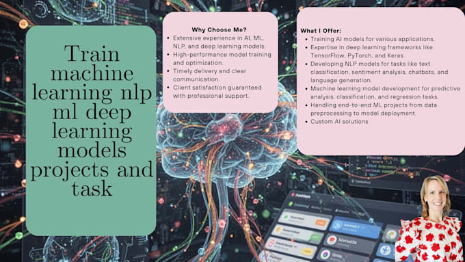 train machine learning nlp ml deep learning models projects and task