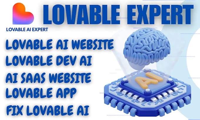 modern lovable ai website, ai saas platform, or lovable ai app